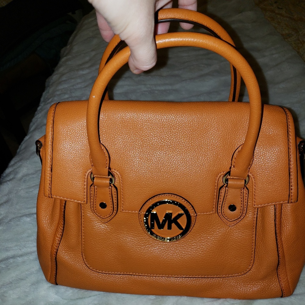 Michael Kors Orange Satchel